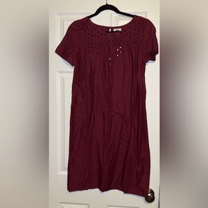 Old Navy Burgundy Dress